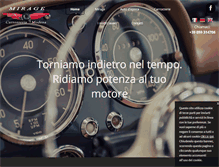 Tablet Screenshot of carrozzeriamirage.com